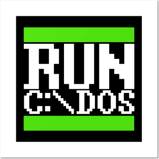 RUN DOS Posters and Art